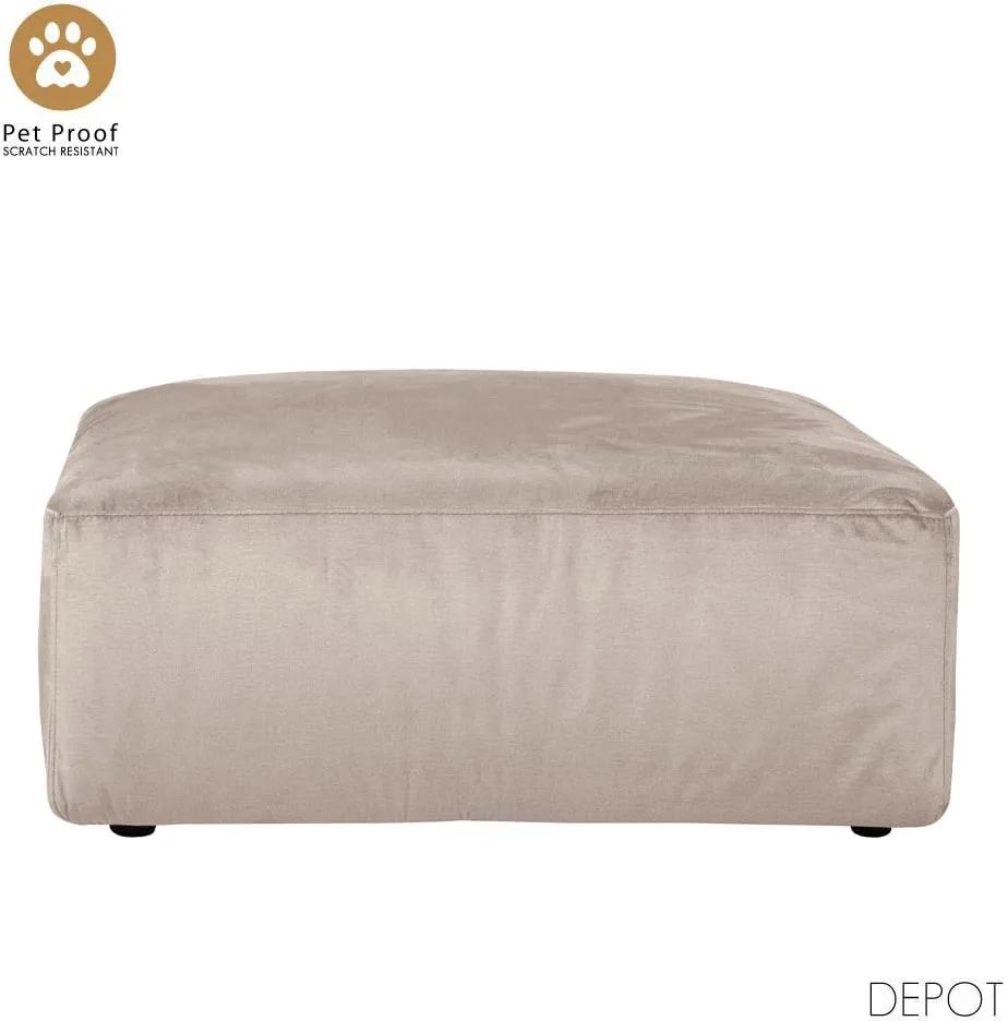 Puf BOX, bezhë Vogue 2, 107x107x44 - 1