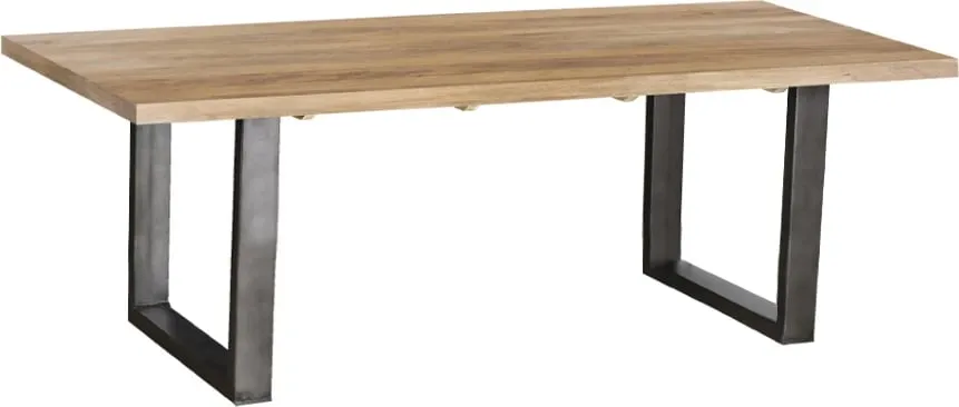 Tavolinë kafeje Craft, natyrale e zezë, 120x60x45 - 1