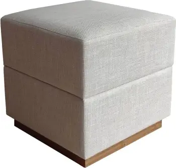 Stool bllok, bezhë, 45x45x45cm
