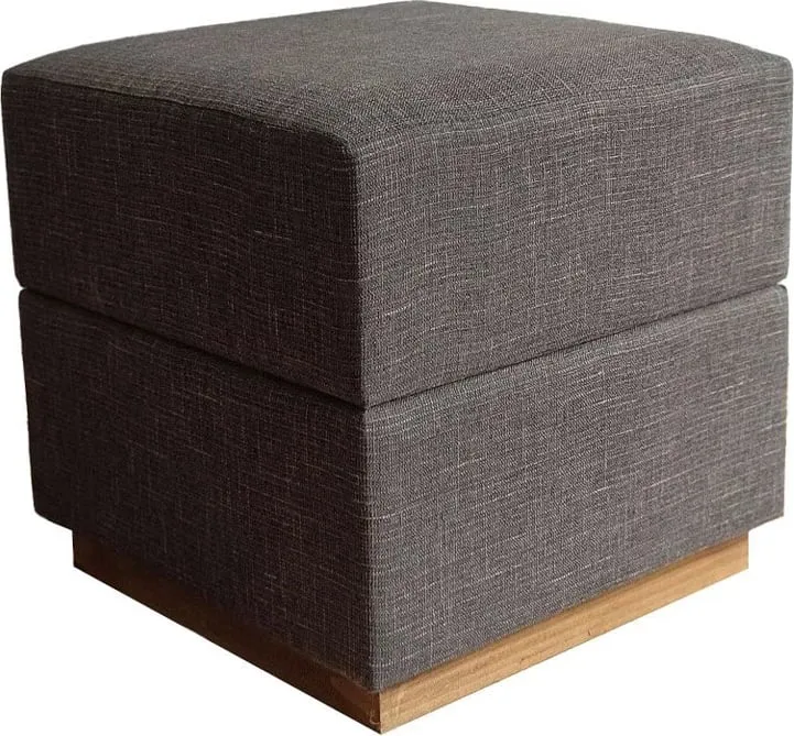 Stool bllok, ngjyrë balte, 45x45x45cm - 1