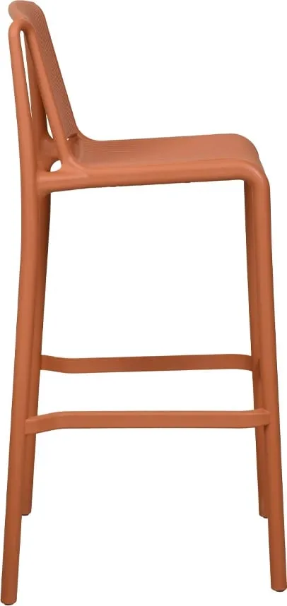 Karrige për bar Polly, terrakota, 42x50x100.5 - 2