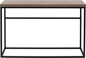 Konsol Ale, sonoma e zezë, 120x39x77