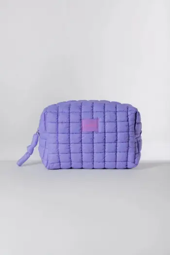 Noelle Cosmetic Bag Bubble Pouch Purple - big