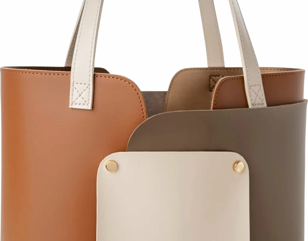 Çantë Tote Lucky Bees, 1292 v2, tan dhe mink - 5