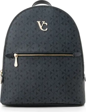 Çantë shpine Vince Camuto, Pescara, monogram, e zezë