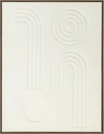 Pikturë dekorative Curva 1, kornizë druri natyral, 70x90x3.8cm