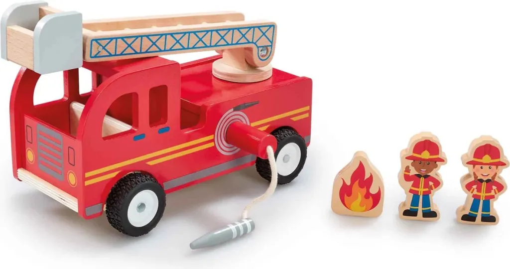 Set lodër për fëmijë Woodlets Fire Truck - 1