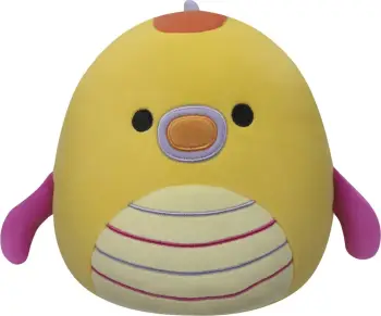 Original Squishmallows 7.5-Inch Soft Toy - Leif the Yellow Seadragon