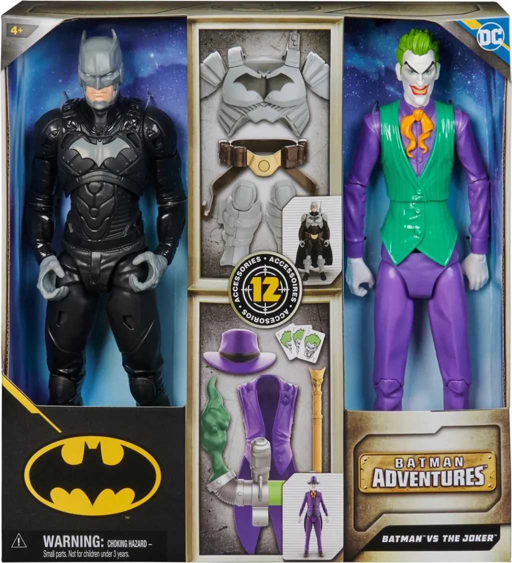 Set lodër për fëmijë DC Adventures Batman vs The Joker 30cm - 2