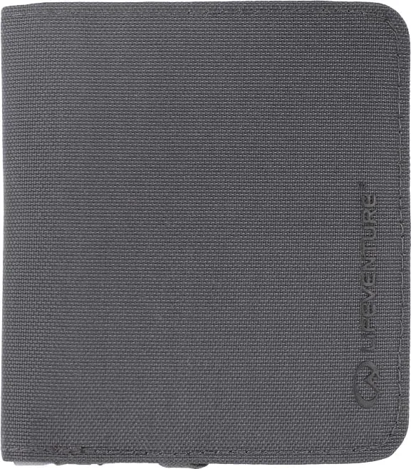 RFID Compact Wallet, Recycled, Grey - 1