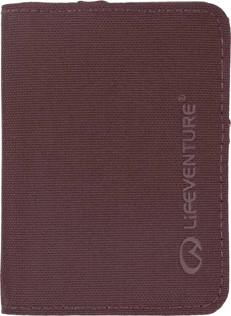 RFID Card Wallet, Recycled, Plum - 1