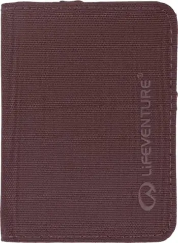 RFID Card Wallet, Recycled, Plum