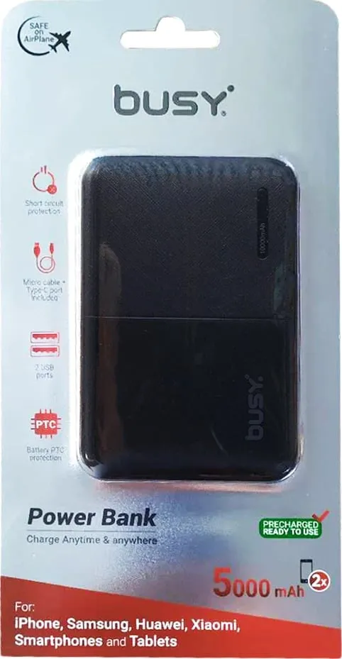 Power Bank 5000 mAh Busy - 1