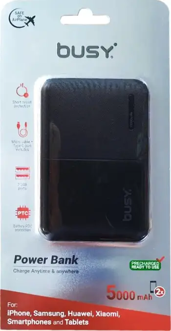 Power Bank 5000 mAh Busy