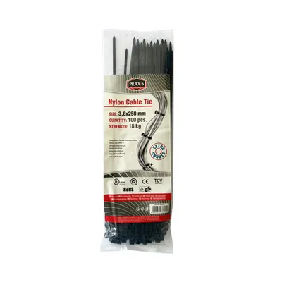 Lidhëse Plastike 3.6x250 936250 100/set - 1