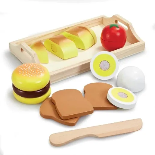 Woodlets Slicing Playset Sandwich - 1