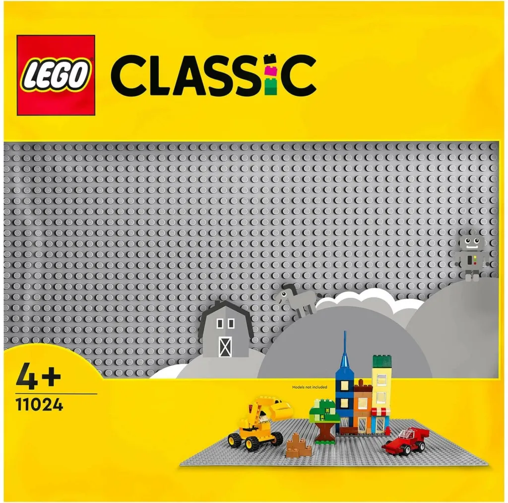 LEGO Classic Grey Baseplate 48x48 Building Board 11024 - 1