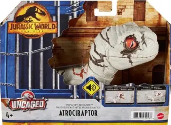 Jurassic World Uncaged Rowdy Roars Atrociraptor Dinosaur Figure