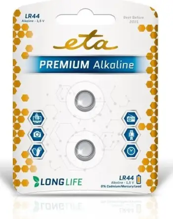 Bateri Eta Premium Alkaline LR44