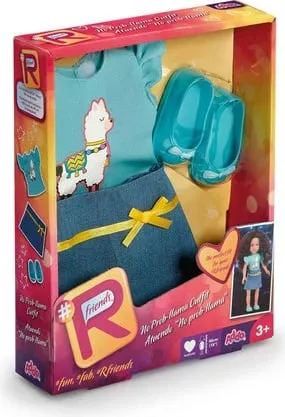 #Rfriends No Prob-Llama Top & Skirt - Teal - 3