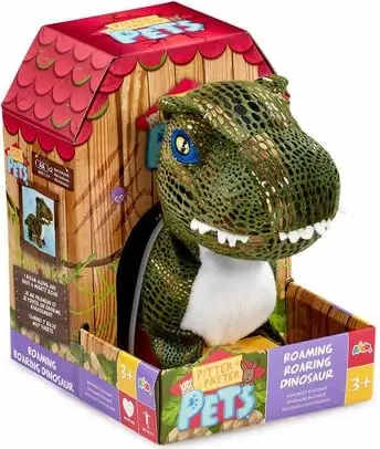 Pitter Patter Pets Roaming Roaring Dinosaur - Green T-Rex