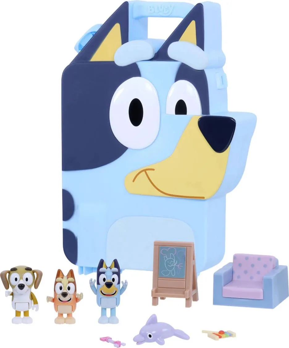 Bluey's Deluxe Play & Go Playset - 1