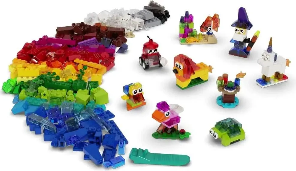 LEGO Classic Creative Transparent Bricks Medium Set 11013 - 6