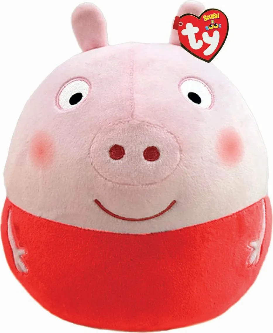 Ty Squish-a-Boos - Peppa Pig 23cm Soft Toy - 1