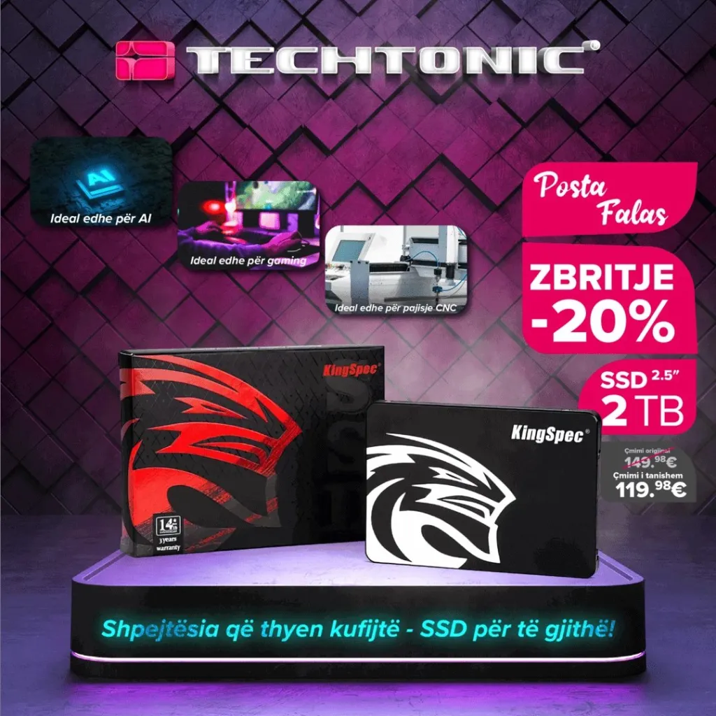 SSD Kingspec 2.5" Sata III P3-2TB - 2