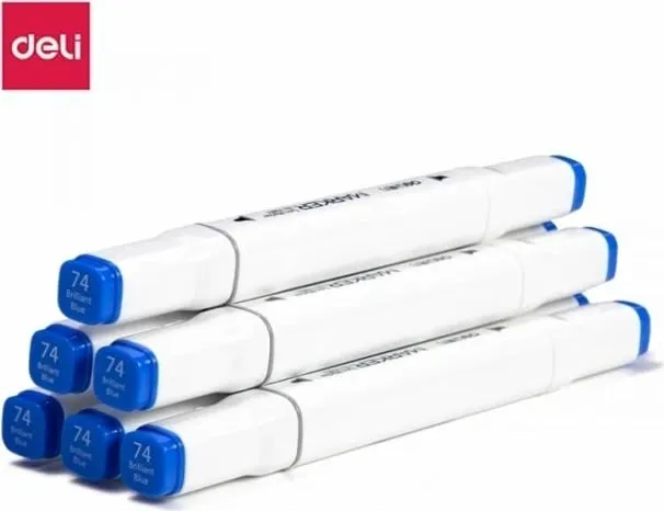 DELI SKETCH MARKER ME COPE BRILLIANT BLUE 74 - 1