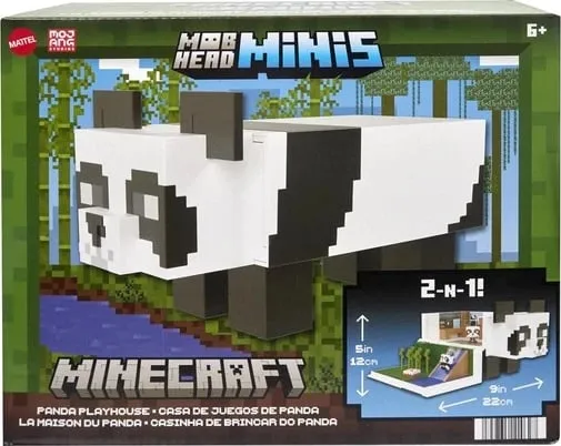 Minecraft Mob Head Minis - Panda Playhouse Playset - 2