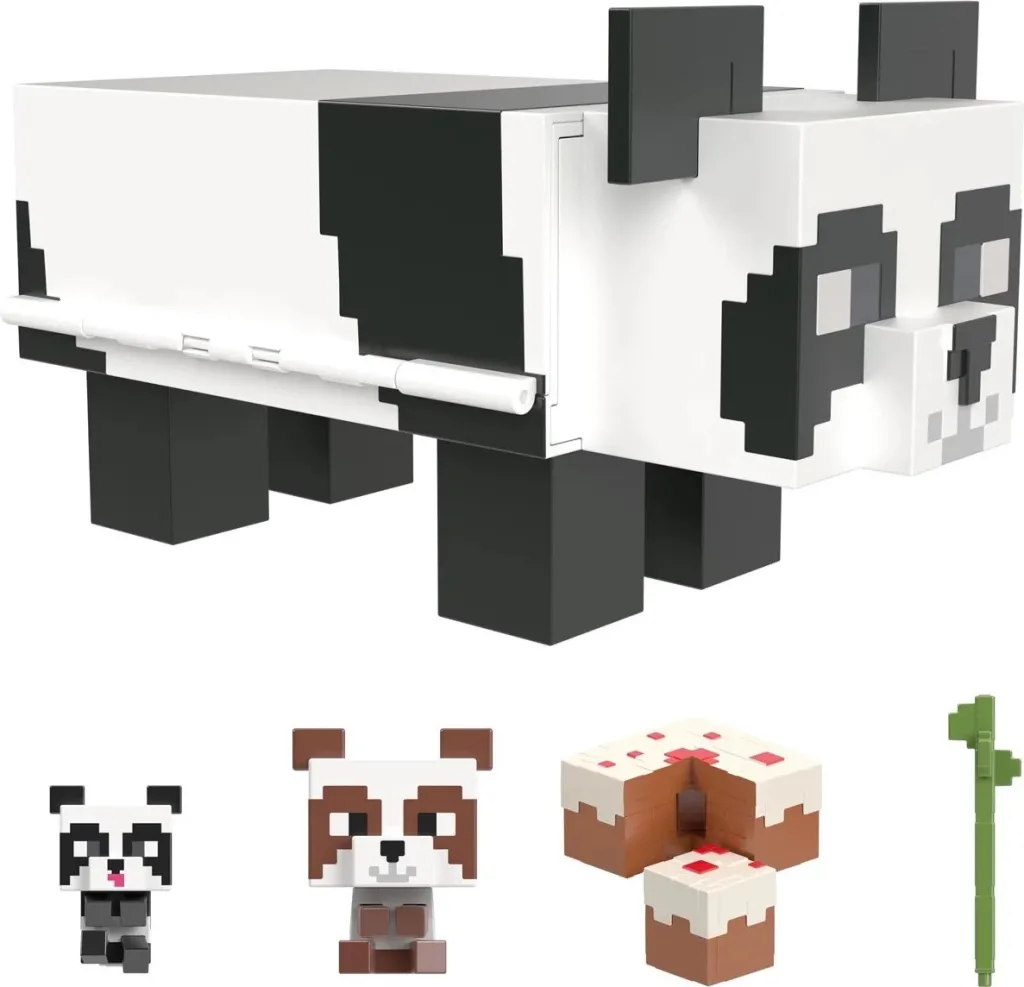 Minecraft Mob Head Minis - Panda Playhouse Playset - 3