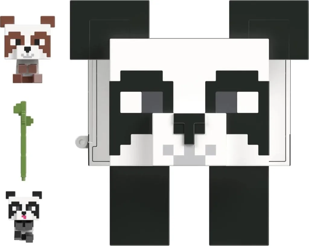 Minecraft Mob Head Minis - Panda Playhouse Playset - 4