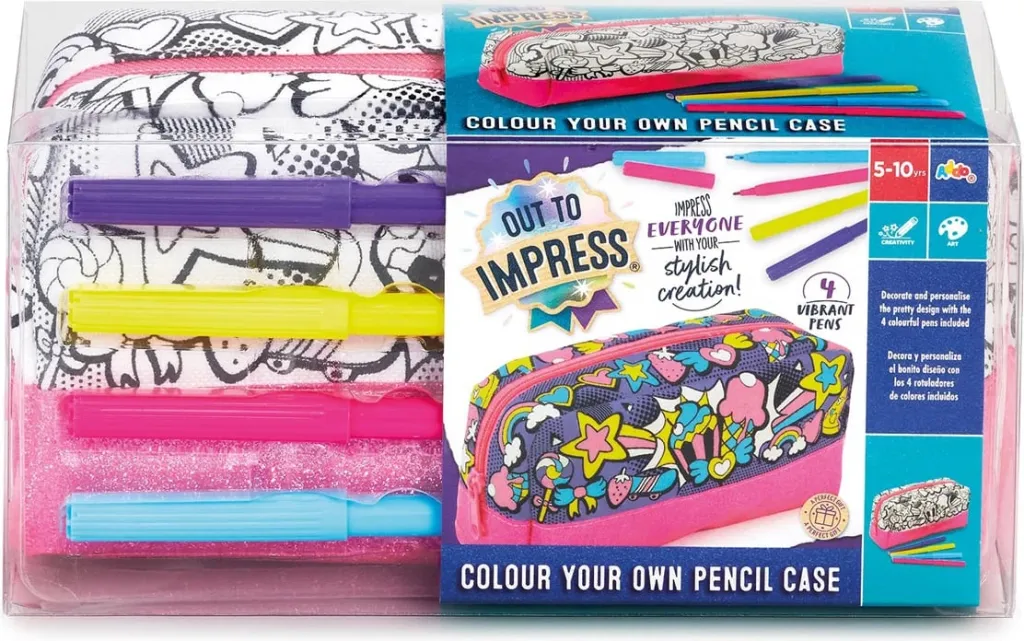 Out to Impress Colour Your Own Pencil Case Craft Set - 1