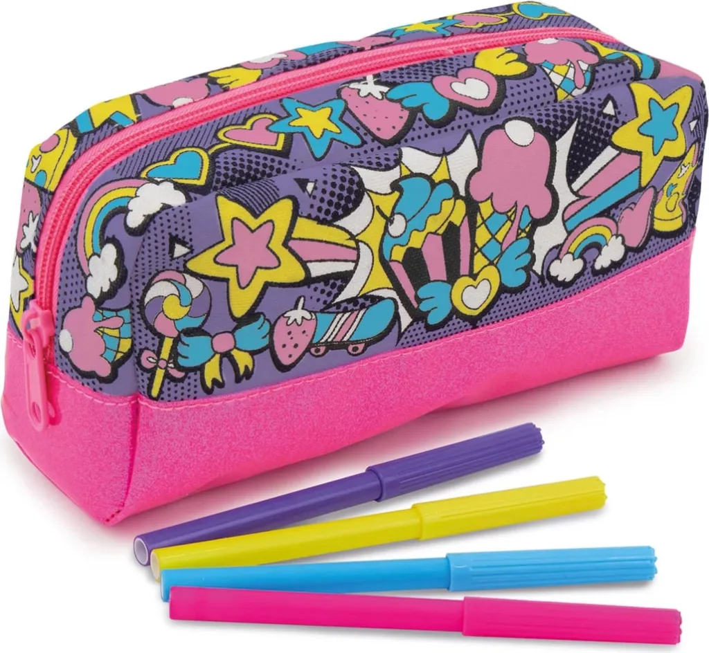 Out to Impress Colour Your Own Pencil Case Craft Set - 3
