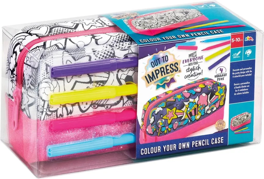 Out to Impress Colour Your Own Pencil Case Craft Set - 4