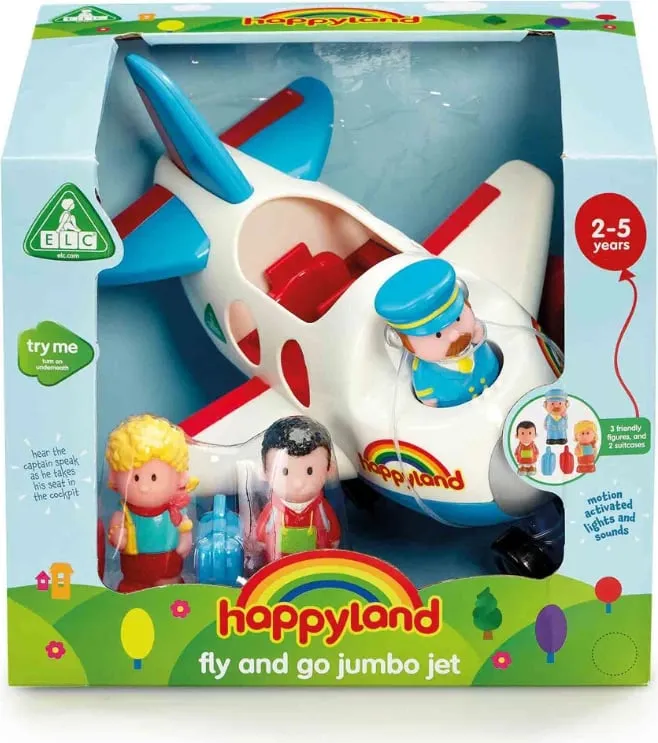 Happyland Fly and Go Jumbo Jet Playset - 3