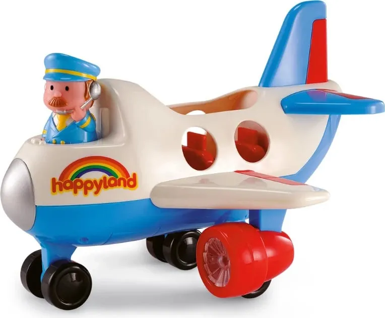 Happyland Fly and Go Jumbo Jet Playset - 4