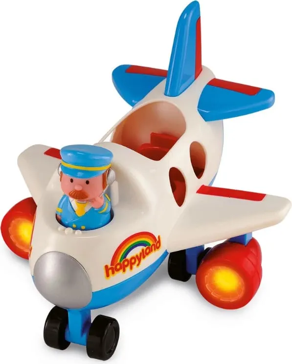Happyland Fly and Go Jumbo Jet Playset - 5