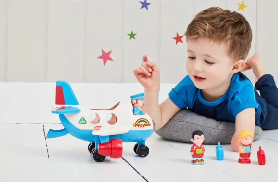 Happyland Fly and Go Jumbo Jet Playset - 7