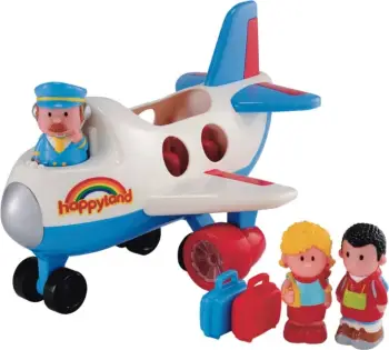 Happyland Fly and Go Jumbo Jet Playset