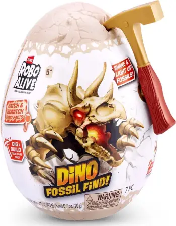 Robo Alive Mini Dino Fossil Find by ZURU (Styles Vary)