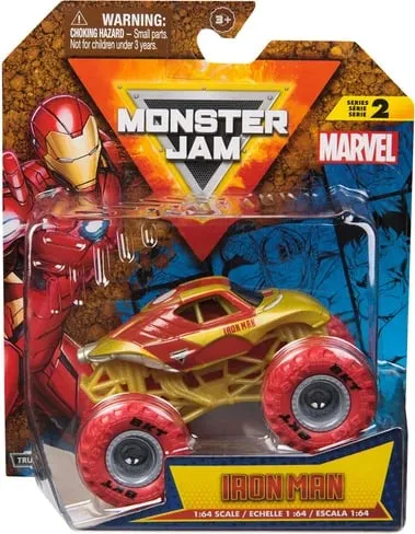 Monster Jam Marvel 1:64 Monster Truck Vehicle (Styles Vary) - 1