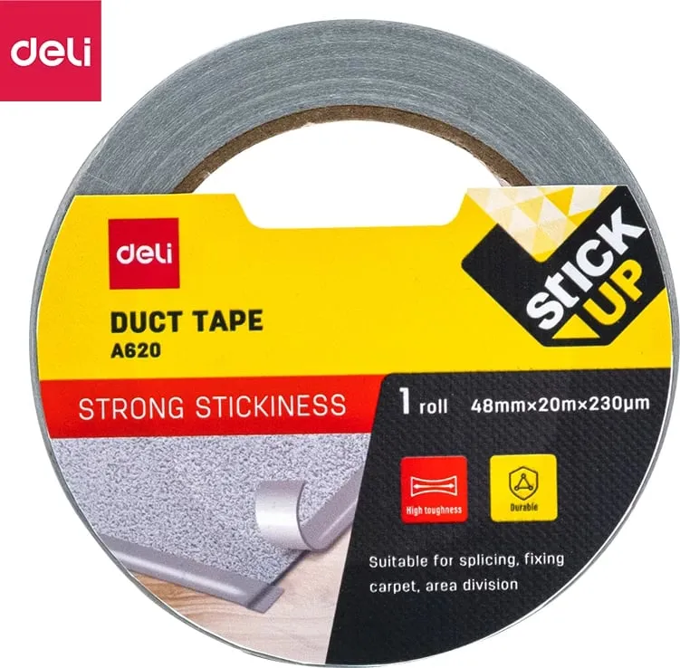 DELI SELLOTEJP DUCT-TAPE 48MMX20MX230MIC A620 1/48 - 1