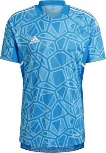 Fanellë e portierit për meshkuj adidas Condivo 22, me mëngë të shkurtra, blu HB1623