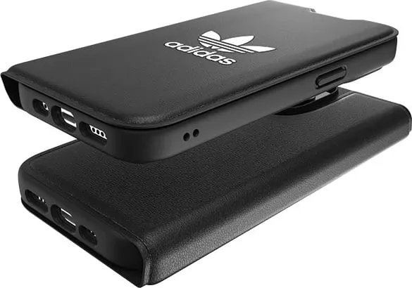 Këllëf libër Adidas OR Booklet Case BASIC, për iPhone 14 6.1", i zi e bardhë - 4