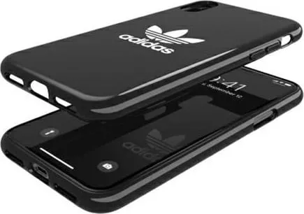 Mbështjellës Adidas OR Snap Case Trefoil për iPhone X/XS, zi - 3