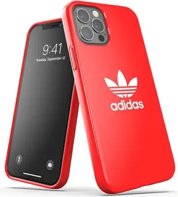 Mbështjellës Adidas OR SnapCase Trefoil për iPhone 12/12 Pro, Kuq