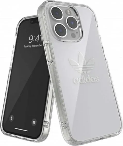Maskë telefoni Adidas Clear për iPhone 14 Pro Max, transparente, TPU, e tejdukshme - 1