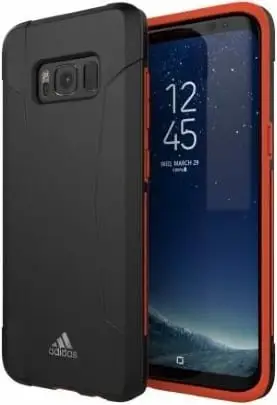 Mbështjellës Adidas SP Solo për Samsung Galaxy S8, zi e kuqe